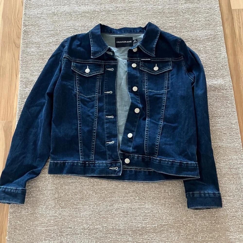 Calvin Klein Jean jacket NWOT - Picture 1 of 3